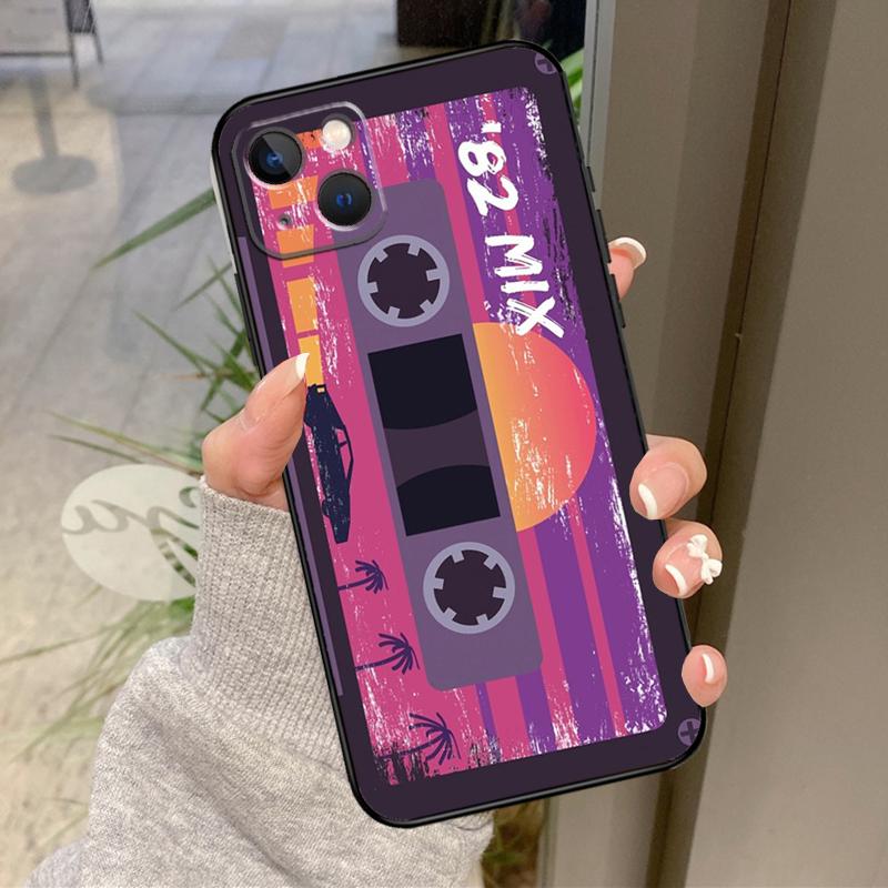 Retro VHS Tape Case For iPhone 17 Pro Max 15 14 13 12 11 16 Pro Max Plus 12 13 Mini 16e 17 Air Back Cover