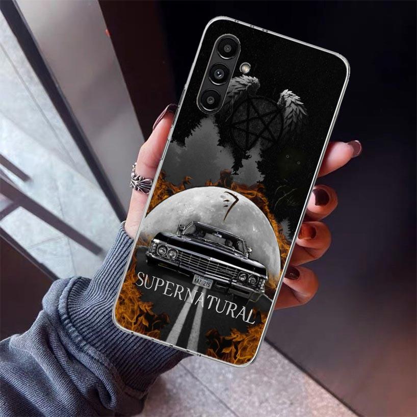 Angel Castiel Supernatural Phone Case For Samsung Galaxy A17 A57 A37 A16 A26 A36 A56 A15 A25 A35 A55 A14 A13 A54 A53 A34 A24 A33