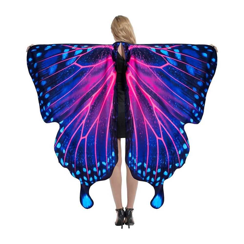 

Нарядная накидка-бабочка, двухслойный плащ с крыльями бабочки, креативный женский шарф-бабочка