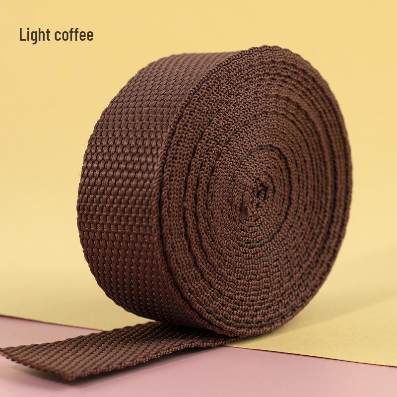 2.5 cm Colored Polypropylene & Nylon Webbing Backpack Strap | Flat Ribbon Handmade Accessories