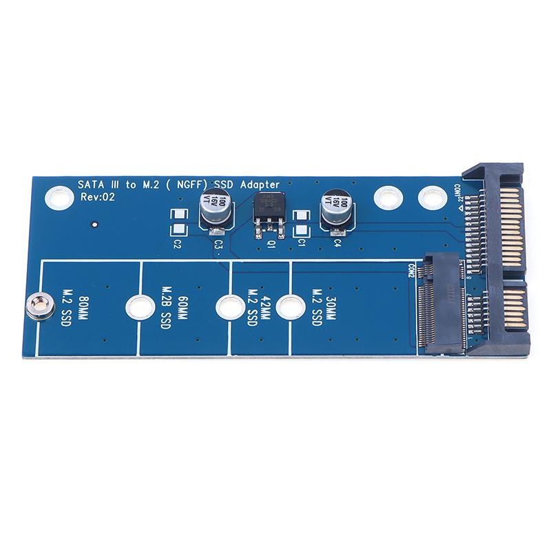 Adicionar no cartão Ngff M.2 adaptador M2 Sata3 Raiser M.2 para adaptador Sata Ssd M2 para cartão de expansão Sata B suporte de chave 30/42/60/80 mm