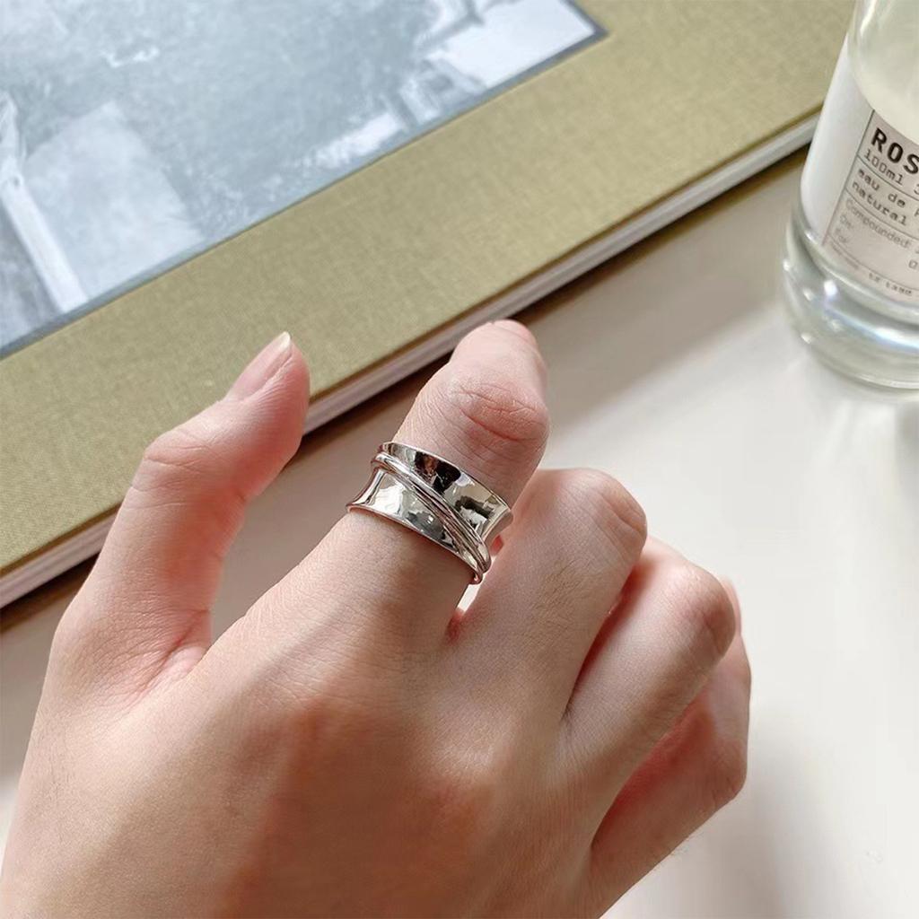 Vintage Wide Face Ring Ladies Stress Relief Ring Ladies Ring