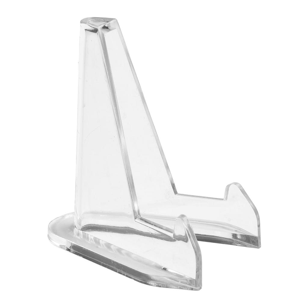 10pcs Acrylic Commemorative Coin Display Stand Card Photo Transparent Triangle Support Shelf Home Decoration Parts