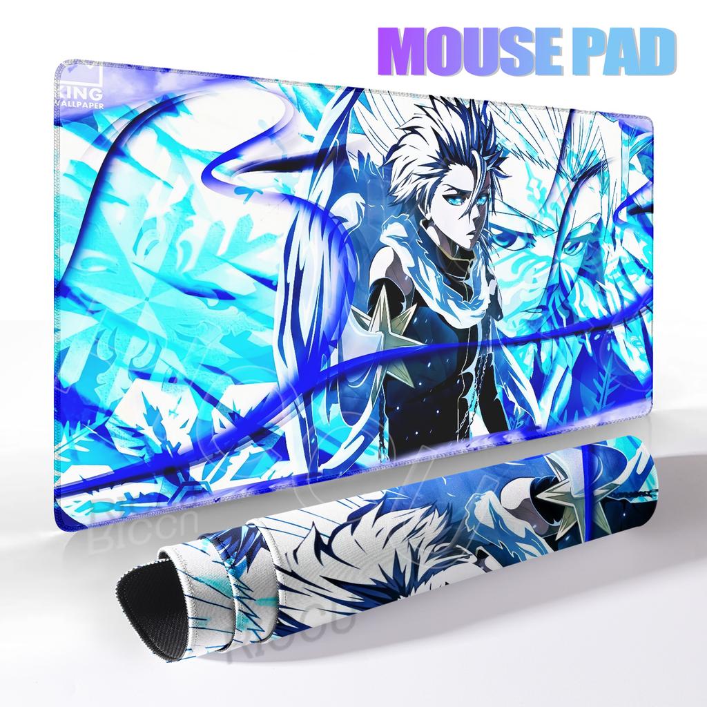 Japan Anime Figure Bleach Mouse Pad Large Desk Accessories Desk Pad Rubber Base Edge Mousepad Non-Slip Mousepad for Office