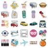 607 Trendy Cartoon Graffiti Stickers: Creative, Waterproof Decorations for Journals, Storage Boxes, and Water Bottles