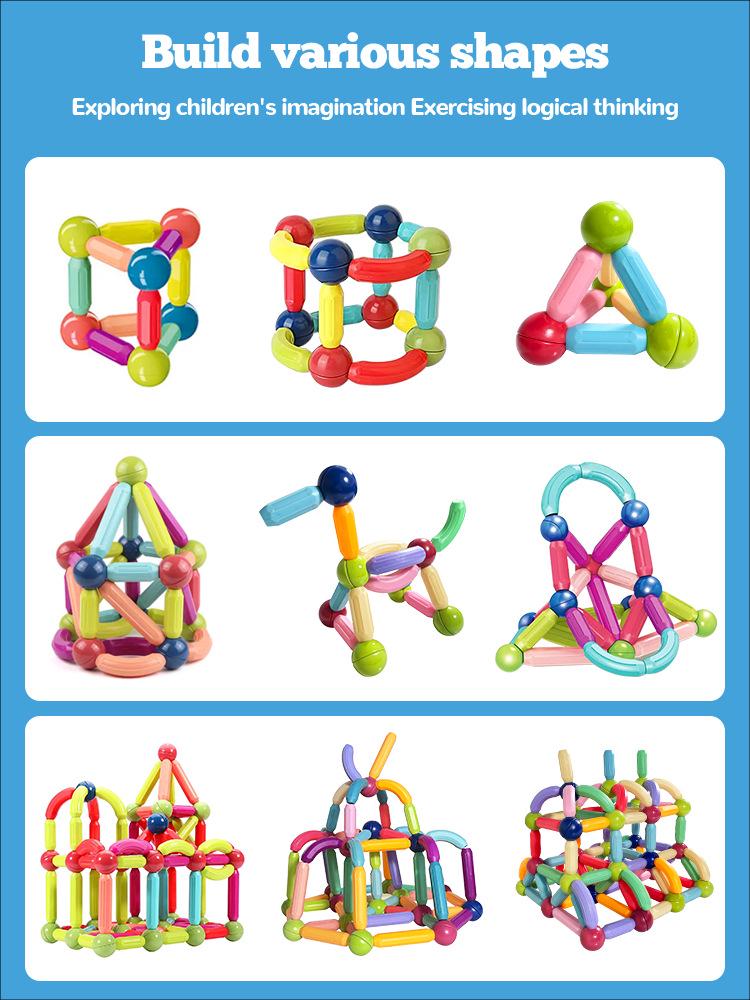 Magnetic Sticks Building Blocks: Versatile Educational Toys for Early Childhood