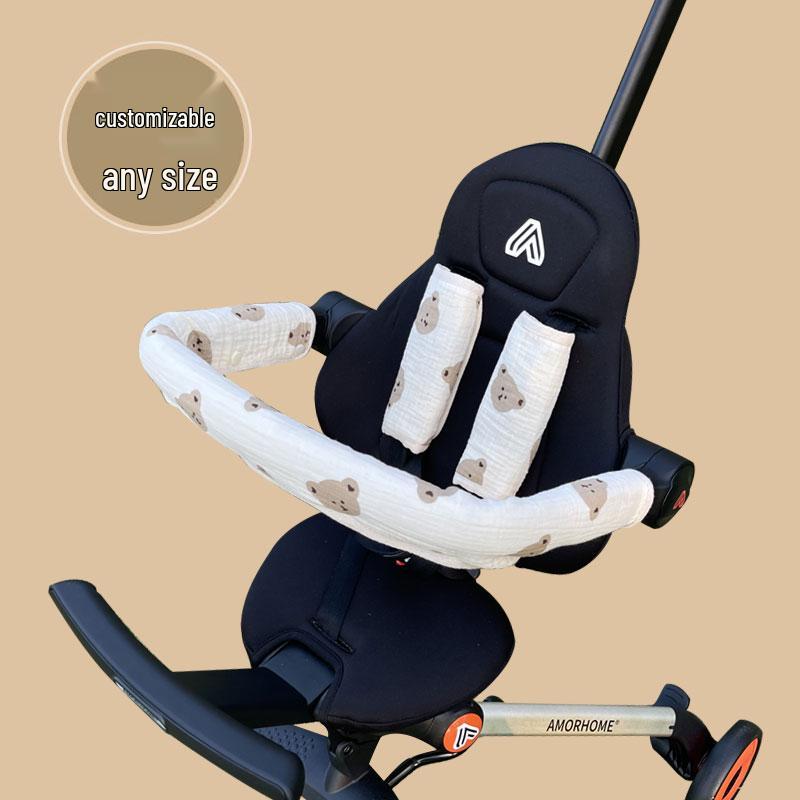 Ya De Zhu Baby Stroller Gloves with Guardrail & Water-Resistant Towel