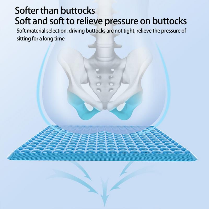 Pernă Răcoritoare pentru Scaun Auto de Vară Pernă cu Gheață pentru Scaun Auto cu Gel Răcoritor Pernă Groasă Mare pentru Scaun de Birou cu Gel Răcoritor pentru Casă Camioane RV-uri