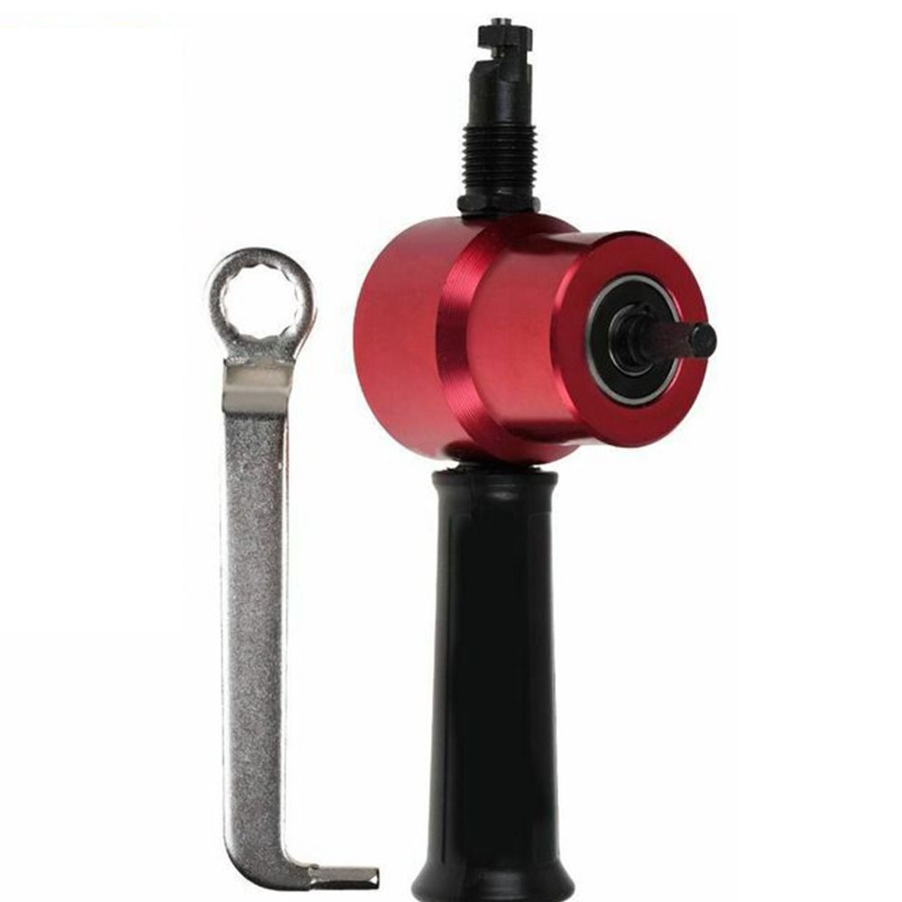 Verstellbarer Metallblechschneider 360 Grad drehbar Freischneidend Doppelkopf-Blechschere Doppelkopf-Entgratwerkzeuge