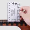 Guitar String Action Gauge Ruler, Guitar Height Gauge, Guitar Set Up Repairing Luthier Tool for Guitar, Ukulele, Banjos