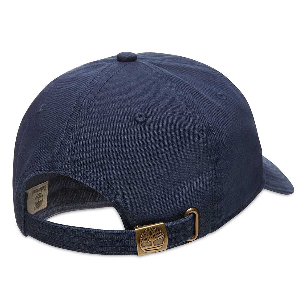 Timberland Men's Cotton Canvas Baseball Cap, Peacoat, One Size