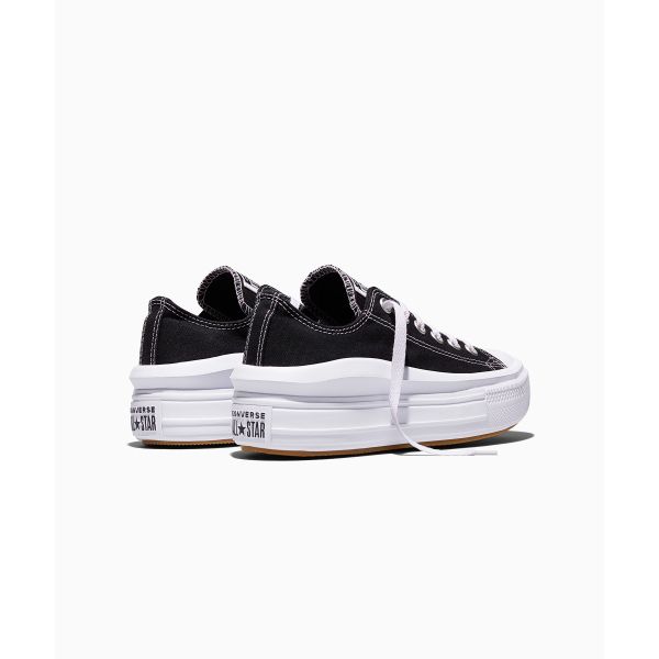 Converse Chuck Taylor All Star Move Low Schwarz Damen Sneaker Weiß 570256C