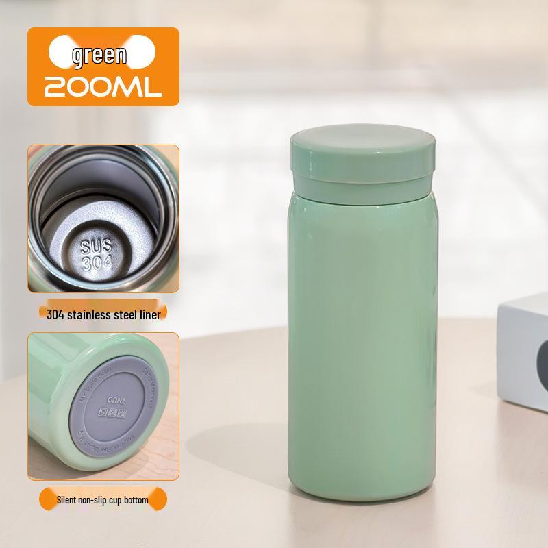 Starry Sky Mini Thermos Cup, Portable Engraved Water Cup for Men, Women, and Children, Cute, Fresh, and Creative Internet Celebrity Style.