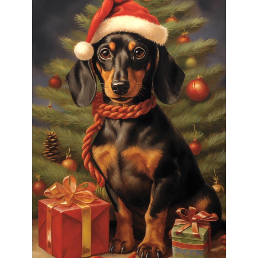Dachshund 5D Diamond Painting Kits Cozy Cute Pet Dog Art Mosaic Portrait DIY Diamond Embroidery Room Christmas Home Decor Craft