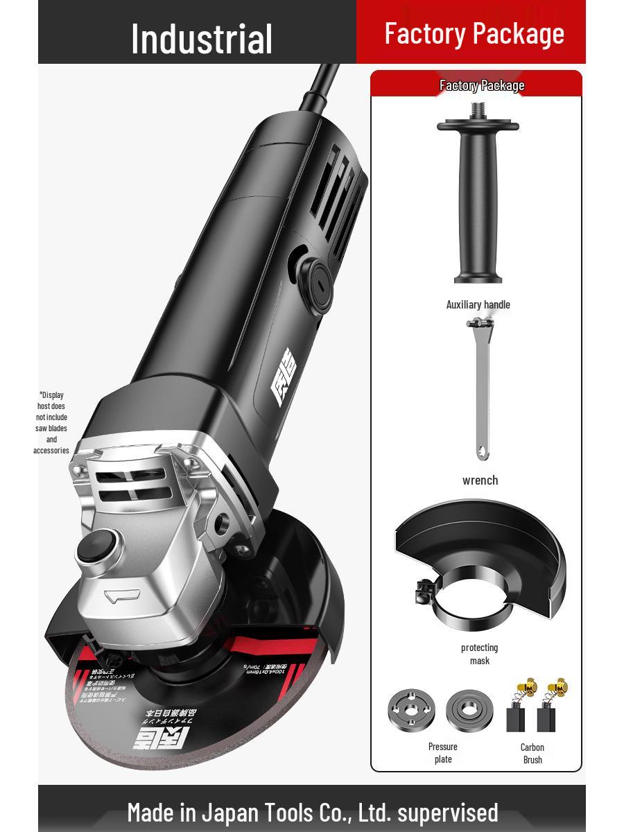 

High-Power Multifunctional Grinder Polisher - Handheld Electric Cutting and Polishing Tool