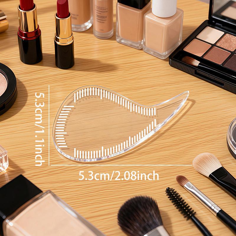 Brow Shaping Stencil Transparent Mapping Ruler Microblading Instant Brow Shaper Novice Thrush Auxiliary Drawing Fishtail Design