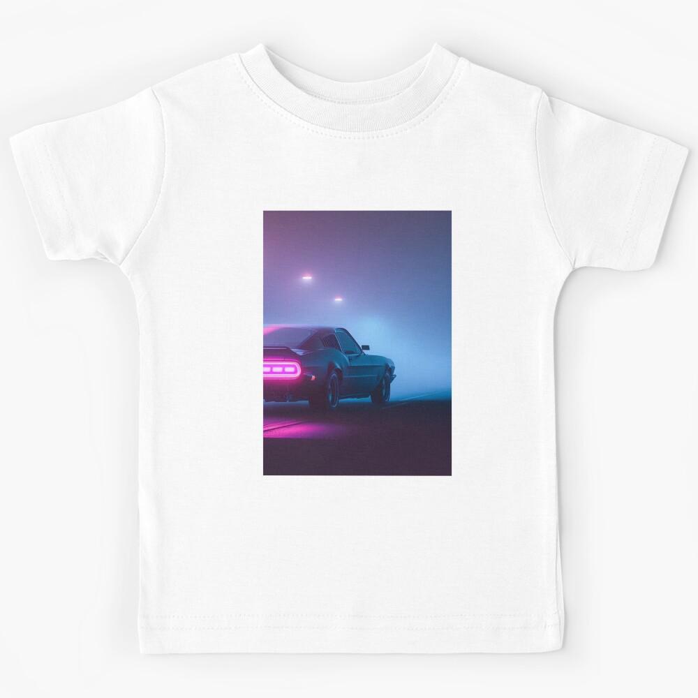 Ford Mustang Synthwave Kids T-Shirt 140