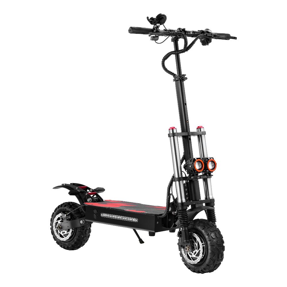 Electric Scooter Boyueda S3 with Seat 60V38Ah Battery Long Range E-Scooter, 6000W Dual-Drive Off-Road E-Scooter, Dual Suspension Foldable E-Scooter