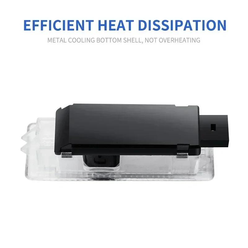 2025 Hot 2Pcs Car LED Door Logo Projector Warning Light Ghost Shadow Welcome Lamp For BMW 50th Anniversary Edition E39 X5 E53 E5