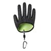 1/2Pcs Fishing Gloves with Magnet Release Anti-Slip Textured Grip Puncture Resistant Waterproof Catch Fish Gloves