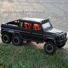 1/20 Benz G63 6X6 OFF-ROAD Alloy Cast Toy Car Model Sound and Light Children's Toy Collectibles Birthday Gift