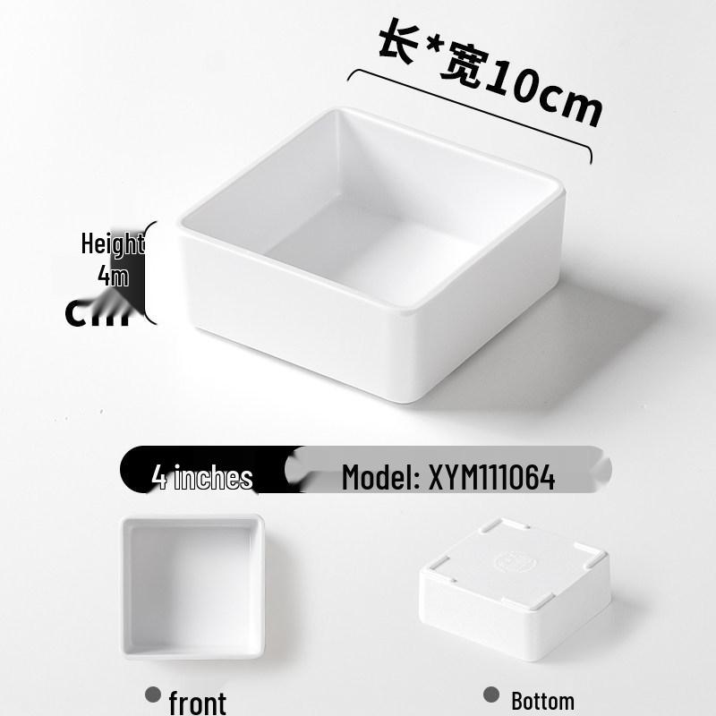 Xiangyuanmei Square Melamine Plate for Hot Pot & BBQ