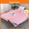Solid Cotton Color Lightweight Duvet Quilt With Polyester Fill For Comfort Sleep