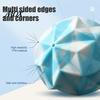 Non-Toxic Dog Balls for Boredom Geometric Ball Toy, Indestructible Chew Multi-faceted Teeth Durable Toys Destructive Chewers Cleaning Interactive