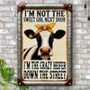 Metal Tin Sign Funny Home Decor Novelty Wall Art for Bar Cafe Garage Farmhouse Room