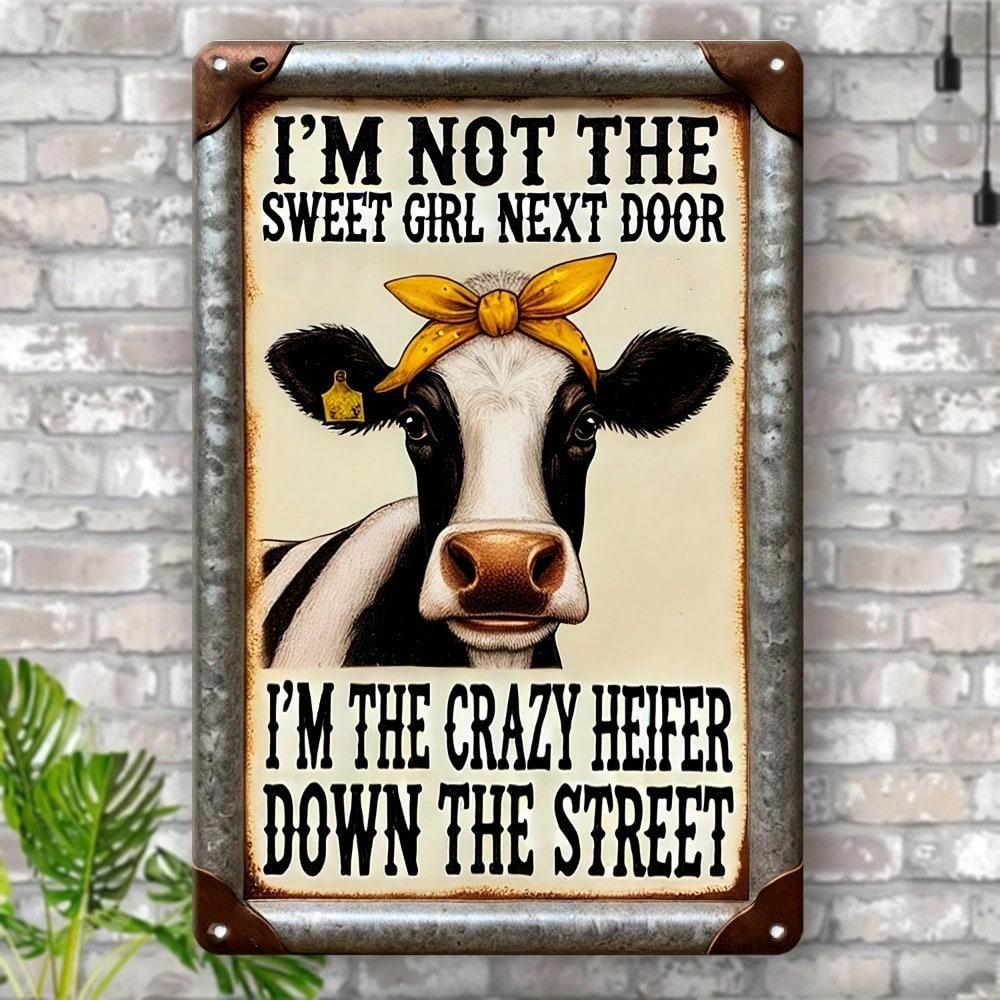 Metal Tin Sign Funny Home Decor Novelty Wall Art for Bar Cafe Garage Farmhouse Room