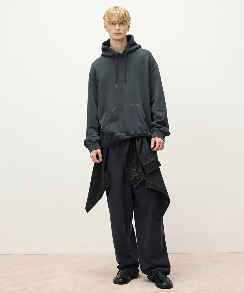 IL CORSO Washed Essential Sweatpants Black Iepa5F201Bk