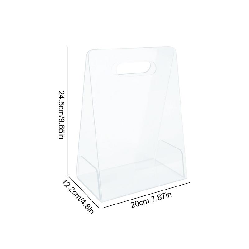 Clear Flower Bag Transparent Flower Box Handheld Packaging High-End Transparent Floral Arrangement Clear Modern Decorative Vase