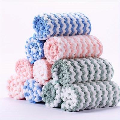 20pcs/10pcs Microfiber Cleaning Cloth Ultra Absorbent Durable Kitchen Towels Office Bathroom Living Room Reusable Cleaning Cloth
