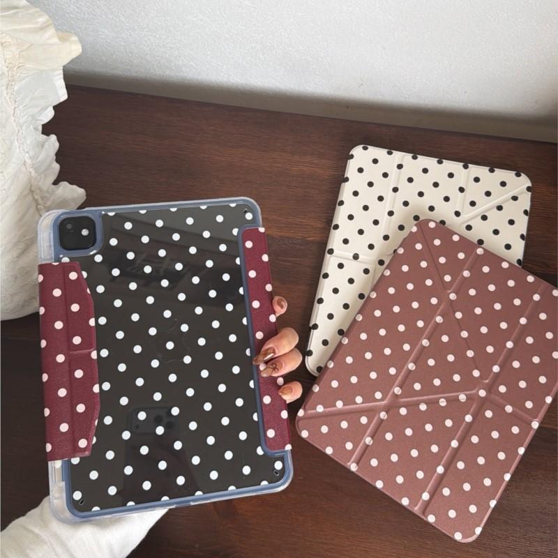 Koreanische INS-Punkte-Tablet-Hülle für iPad Air 3 2019 Pro 10.5 Air4 5 10,9 Zoll 10. Generation 2022 Air6 7 11 M3 2025 Minimalistische Stilvolle Hülle