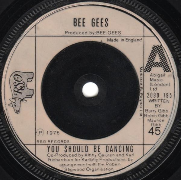 

7inch Record BEE GEES - You Should Be Dancing 2090195 RSO 1976 UK Soul/Funk Used