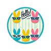Easter Bunny Easter Egg Party Decorations Wooden Circular Signs Hanging Festival Atmosphere Welcome Doors