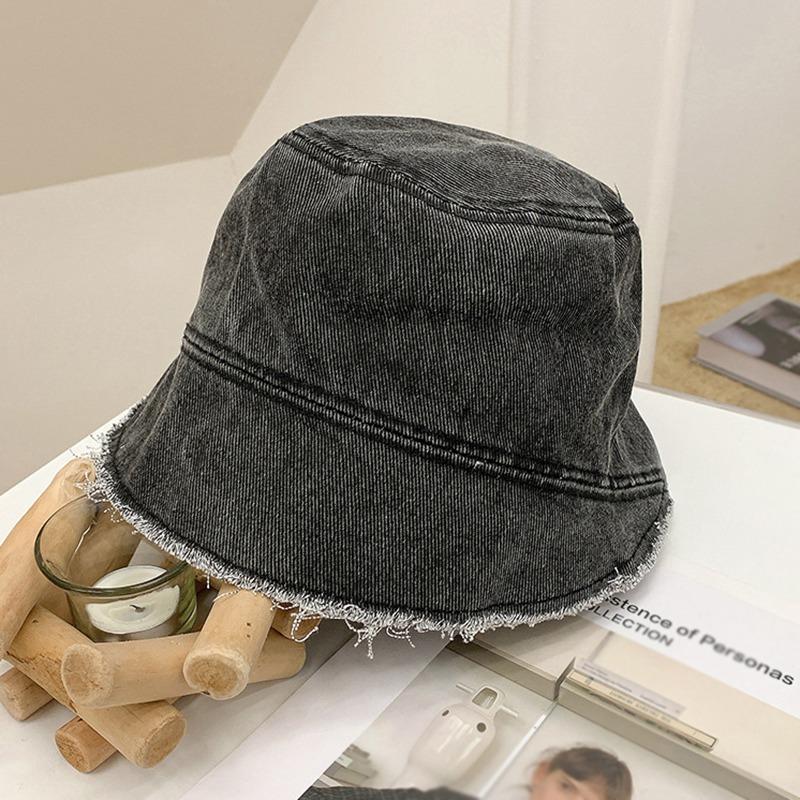 

Шляпы Защита от солнца Покрытие для лица Горшок Маленькое лицо Рыбацкая джинсовая ткань