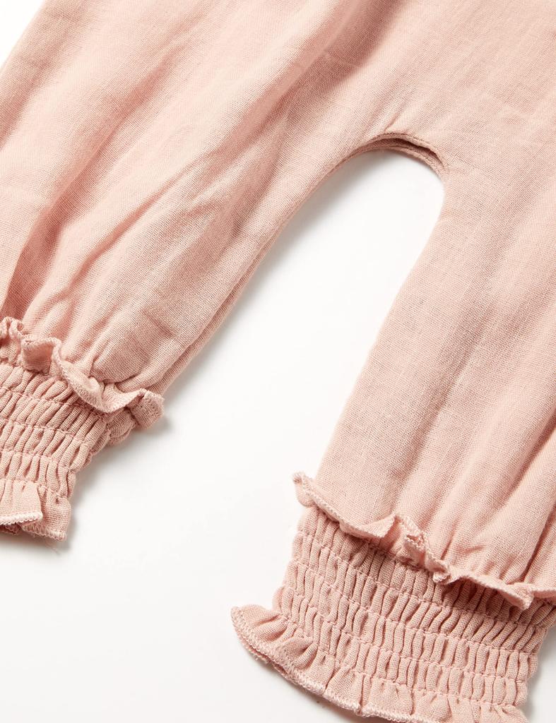 Sleeveless Romper Organic Sleeveless Romper Baby Rosewater [L'ovedbaby] (Muslin) ocm-2s-402 (Rosewater Pink) 6-9M (6-9 months)