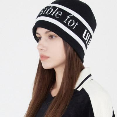 ULUK Lettering Jacquard Knit Beanie