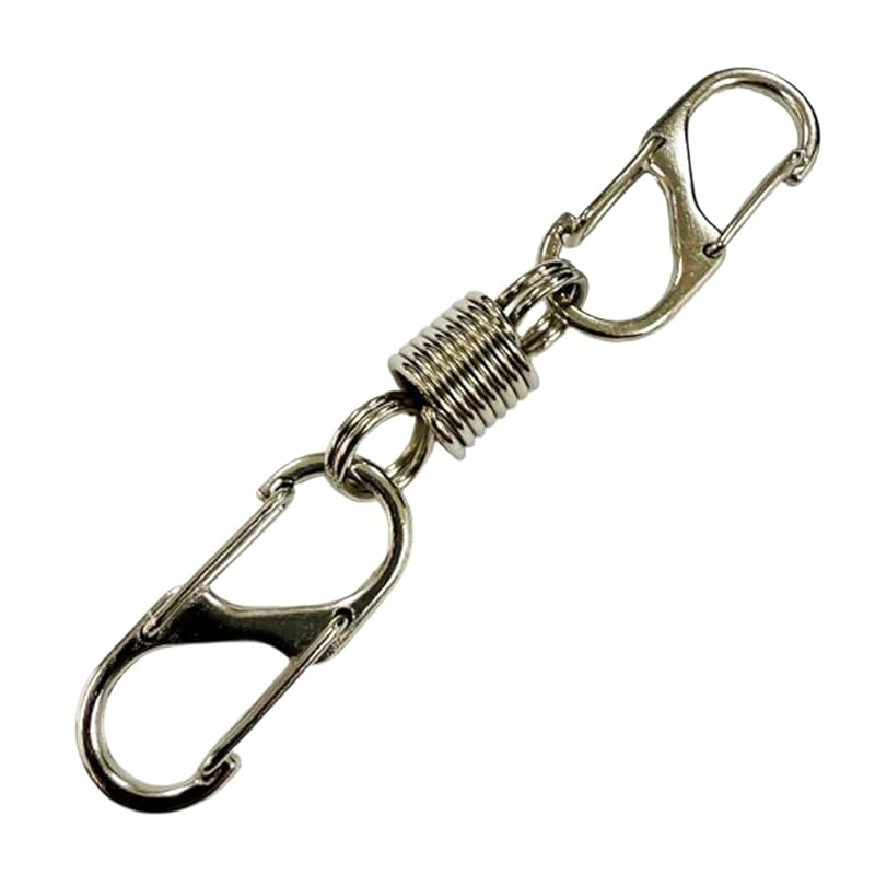 

[arcade] key ring carabiner Fashionable men s ladies key case key ring silver gold black Gunmetal