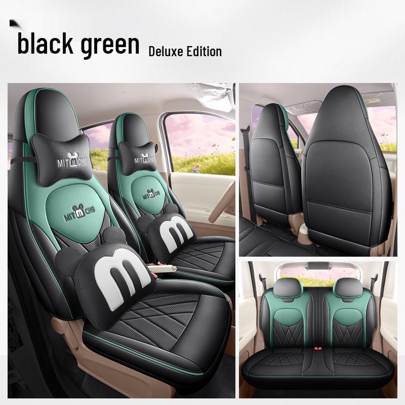 Fifth-Generation 2026 Wuling Hongguang MINIEV Four-Door Seat Covers – Full Coverage Leather Cushions for All Seasons