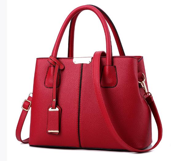 

Bags for Women Women s New Fashi Texture Ladies Handbag Simple Trend All-match Retro PU Messenger Bag Shoulder Bag Wallet 30X21X13X13CM