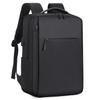 Schoolbag New Simple Business Backpack USB Charging Large Capacity Computer Bag Contrasting Color Commuter Multifunctional Backpack Wholesale