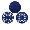 Classical Insulation Hollow Silicone Placemat Clay Pot Heat-Resistant Vegetable Bowl Plate Mat, Dining Table Anti Scalding Mats