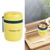 Insulated Soup Containers 500ml Double Anti Scald Heatable Insulated Food Container with Foldable Spoon for   School