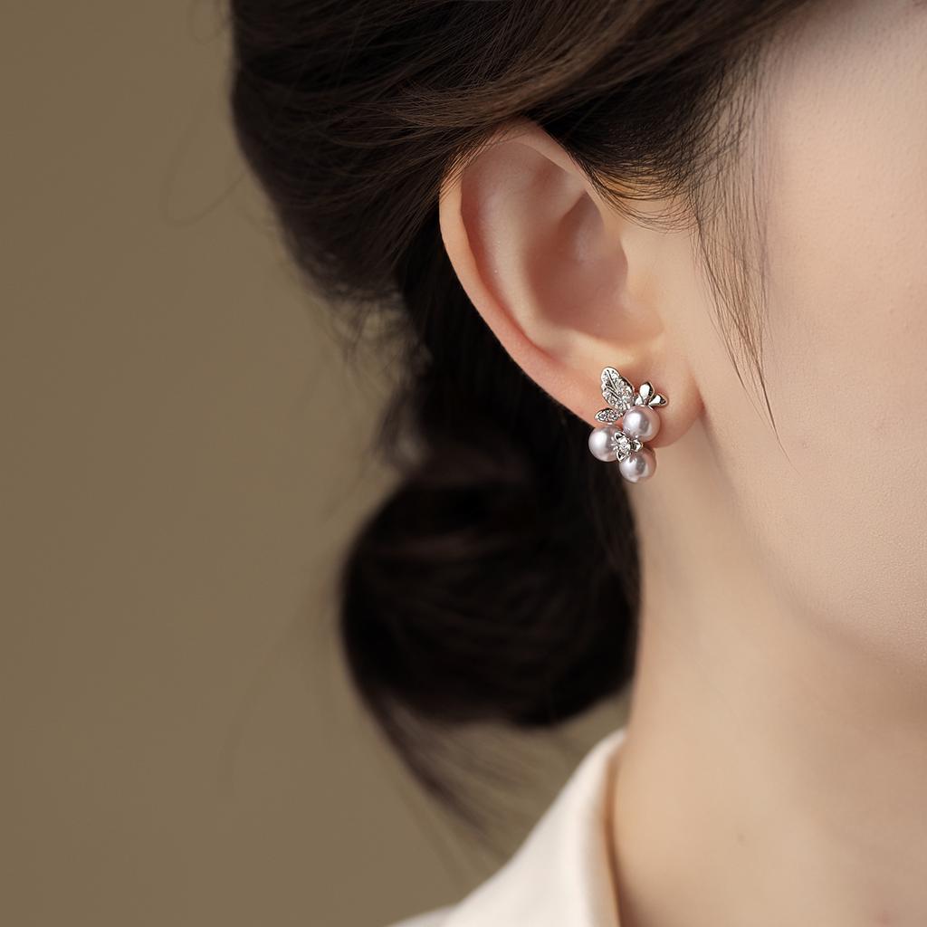 Women's Unique Grape Earrings for Autumn and Winter