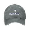 Berretto da Baseball Vintage Ayrton Senna Nacional Unisex Donna Denim Usurato Cappello da Sole Auto da Corsa Moto Golf Berretti Morbidi Non Strutturati