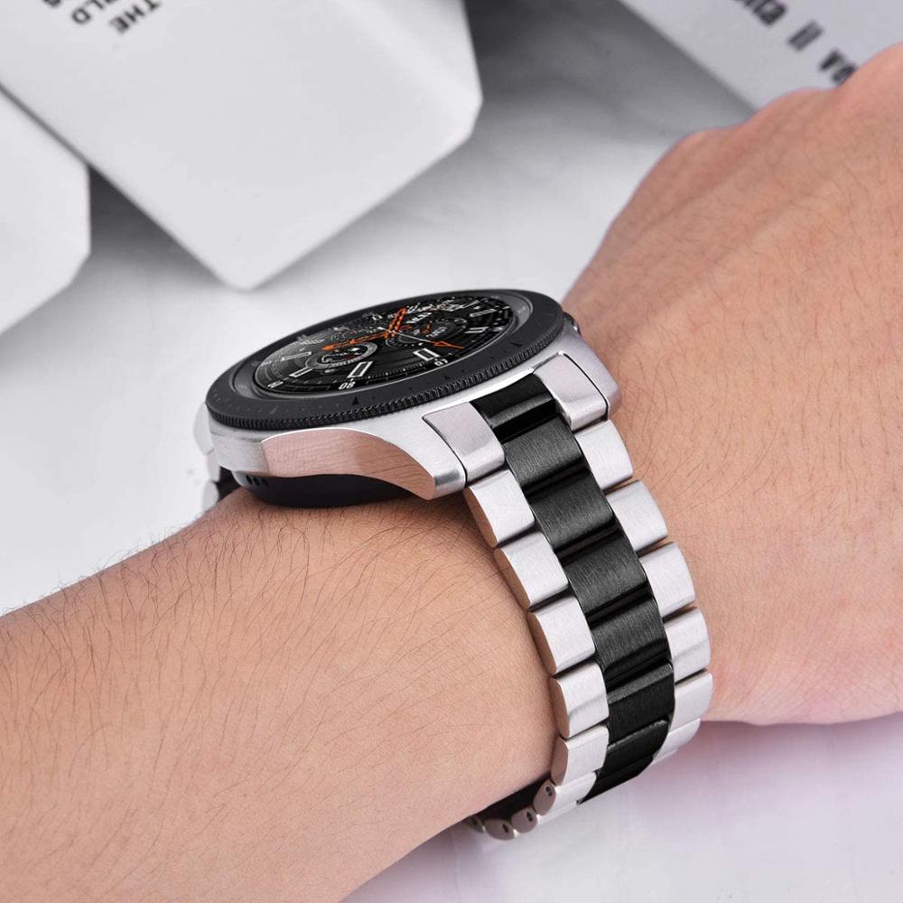 20mm 22mm Metal Band For Samsung Watch 7/6/5/4/3 Huawei Watch 4 Pro/GT5 Pro/GT4 3 2 46mm Bracelet for Amazfit GTR/GTS/Bip Strap