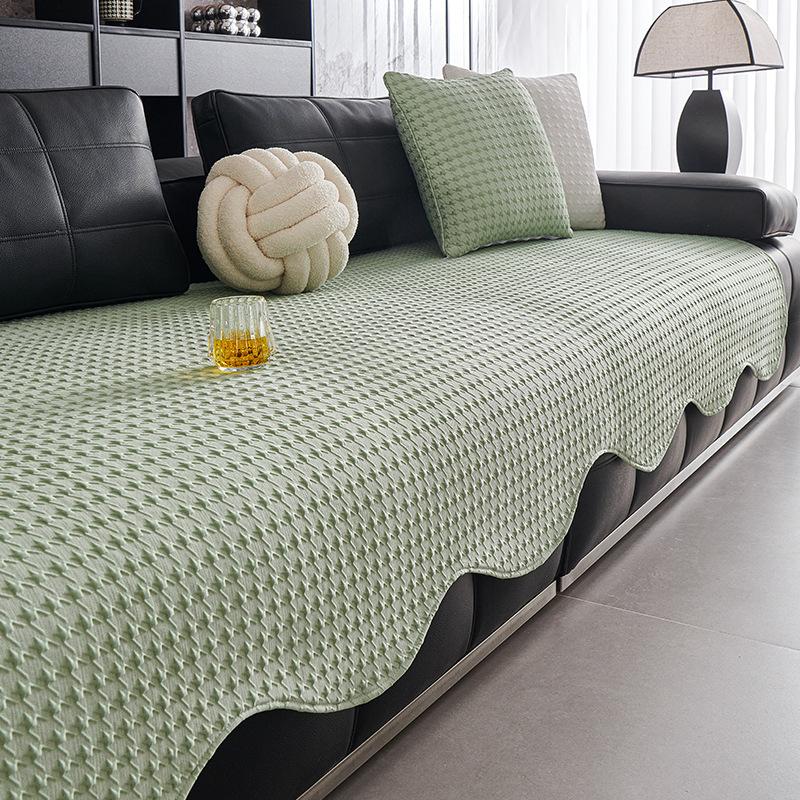 Cool Doudou Special-Shaped Ice Silk Sofa Cushion Summer New Non-Slip Modern Simple Mat Ice Silk Mat Cushion