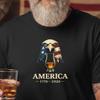 America 1776–2026 Bourbon Shirt, Patriotic Eagle Whiskey T-Shirt, 250th Anniversary America Tee, Fourth of July Bourbon Shirt, Veteran Gift